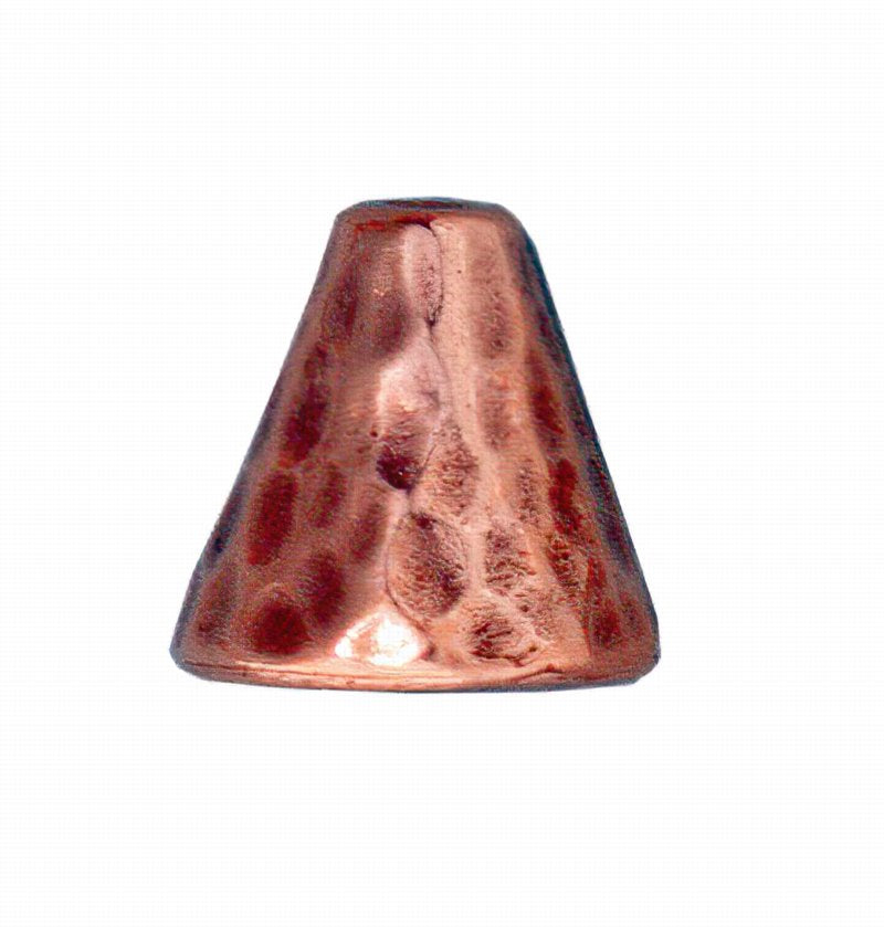 Cone Hammered - 8mm - Antique Copper