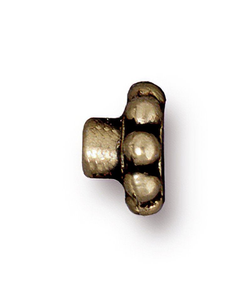 Findings - Bead Caps - 6mm Daisy Bead Aligner - Brass Oxide (10)