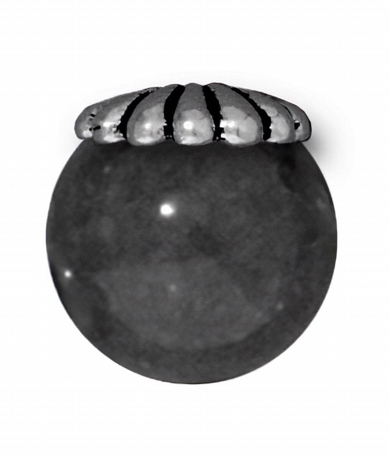 Bead Cap Joy Style Cap with Large Hole - 10mm - Brass Oxide