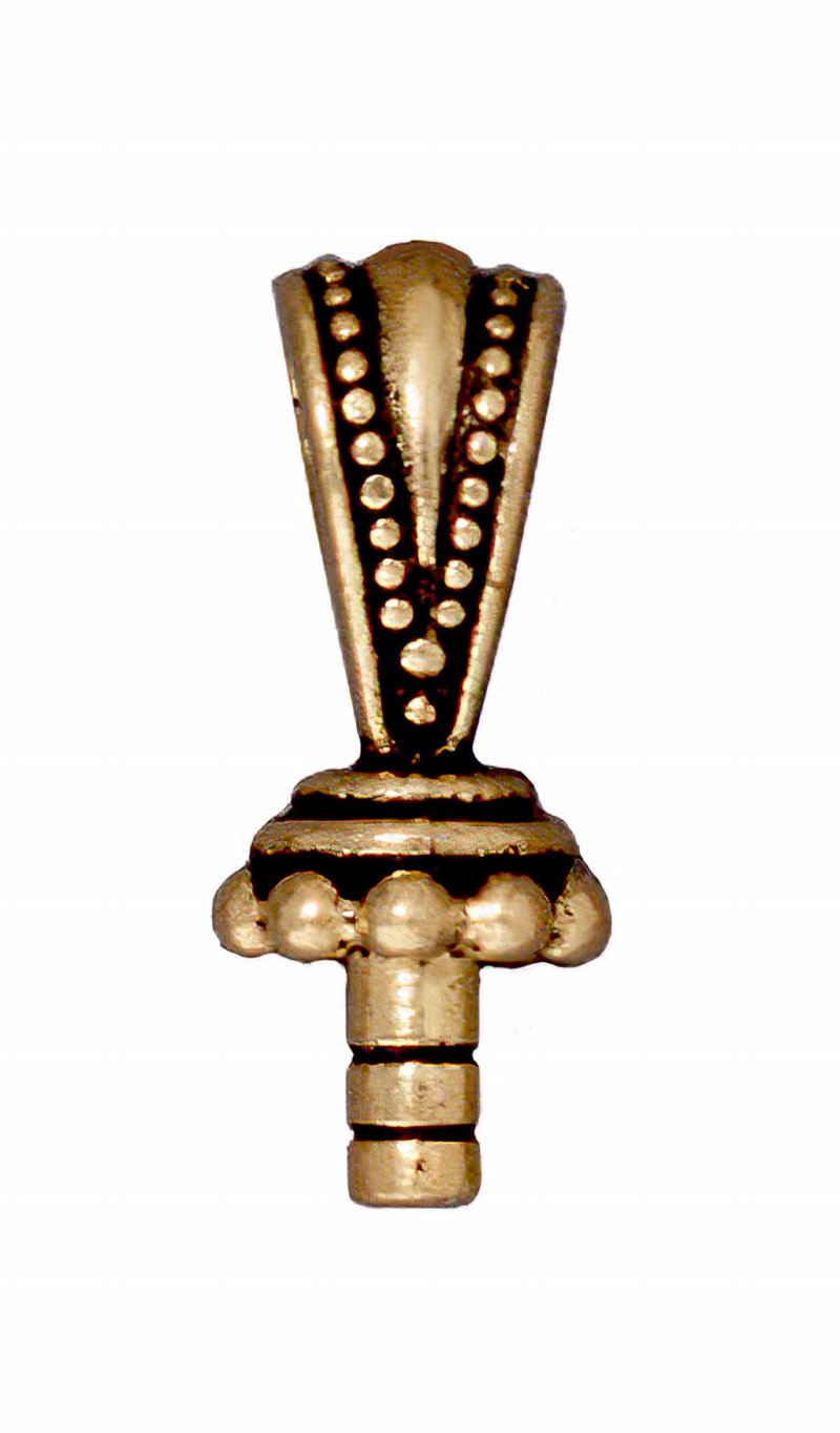 Glue In Bail -  Royal Thai - Antique Gold