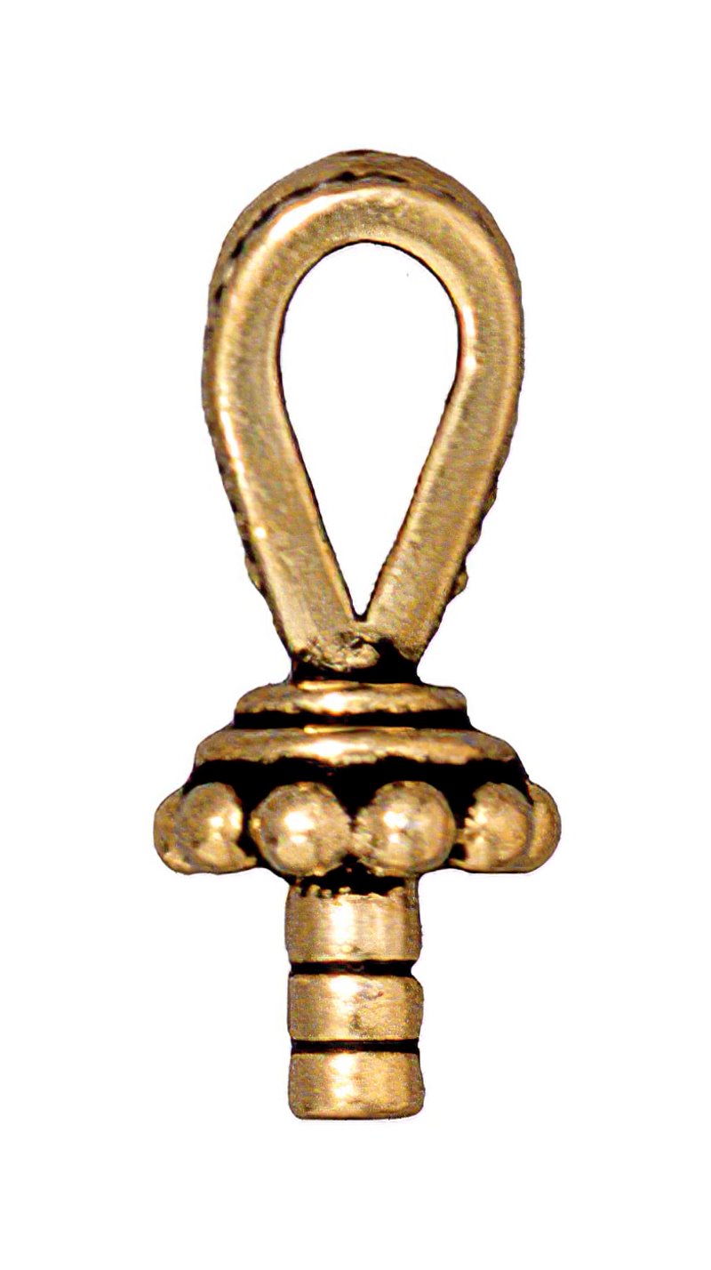 Glue In Bail -  Royal Thai - Antique Gold