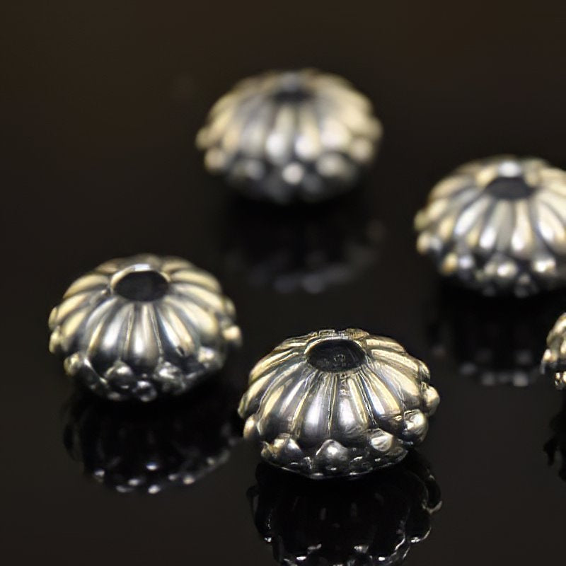 Metal Bead -  Joy - Black (5)