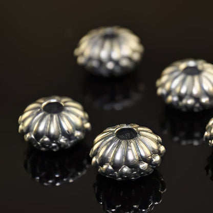 Metal Bead -  Joy - Black (5)