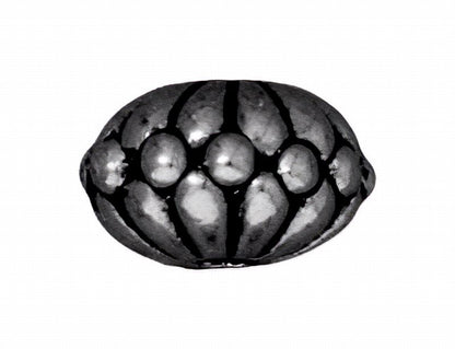 Metal Bead -  Joy - Black (5)