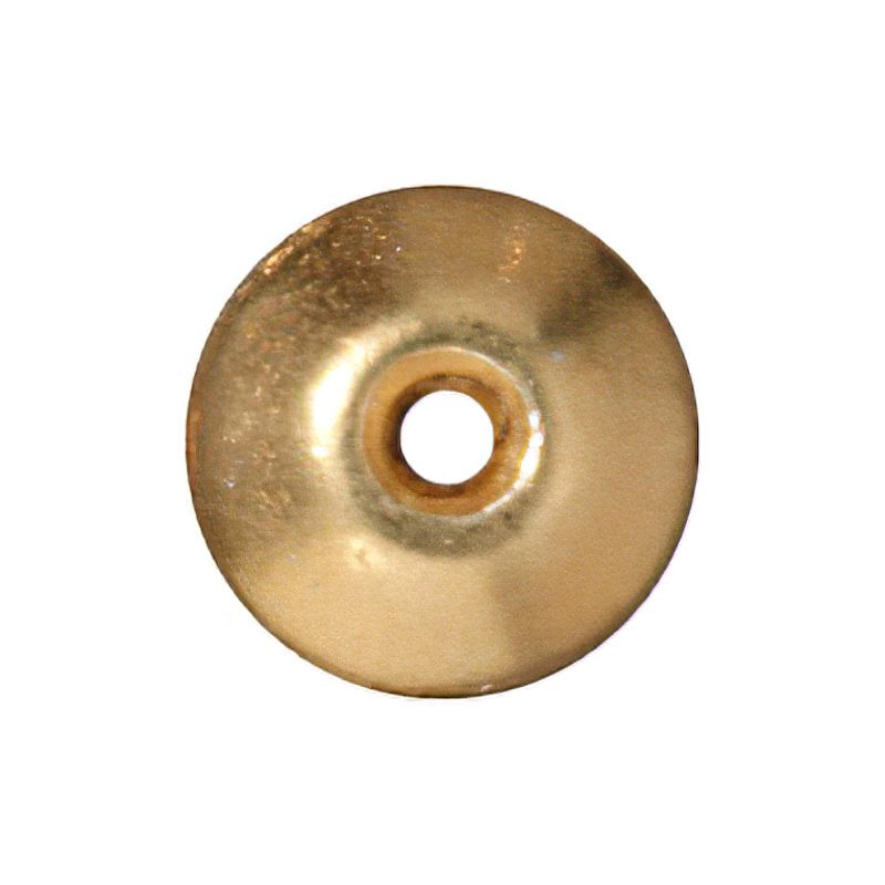 Findings - Bead Caps - 8mm Plain Bead Aligner - Bright Gold (10)