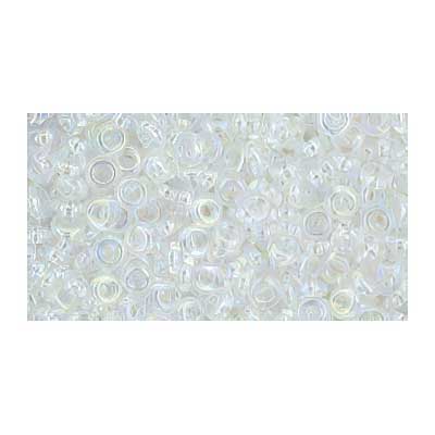 Toho Seed Beads - 6/0 - Demi Round - Crystal Rainbow