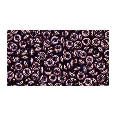 Toho Seed Beads - 6/0 - Demi Round - Dark Amethyst Gold Lustre