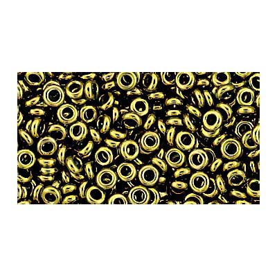 Toho Seed Beads - 6/0 - Demi Round - Dark Gold Bronze Metallic