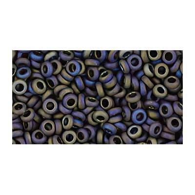 Toho Seed Beads - 6/0 - Demi Round - Matte Brown Iris Metallic