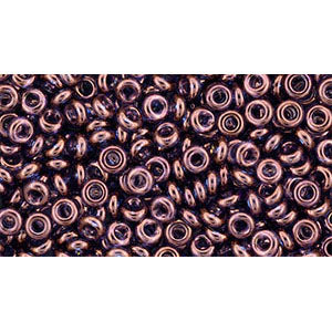 Toho Seed Beads - 8/0 - Demi Round - Gold Lustered Amethyst