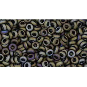 Toho Seed Beads - 8/0 - Demi Round - Matte Iris Brown