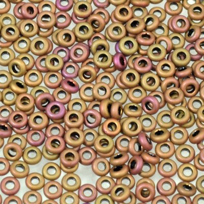 Toho Seed Beads - 8/0 - Demi Round - Matte Copper Iris