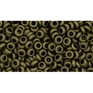 Toho Seed Beads - 8/0 - Demi Round - Matte Dark Copper