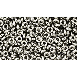Toho Seed Beads - 8/0 - Demi Round - Nickel