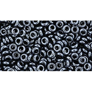 Toho Seed Beads - 8/0 - Demi Round - Metallic Hematite