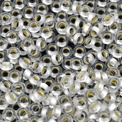 Toho Seed Beads - 8/0 - Demi Round - Silver Lined Frosted Crystal [Permanent Fin
