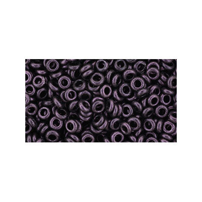 Toho Seed Beads - 8/0 - Demi Round - Hybrid Metallic Suede Pink