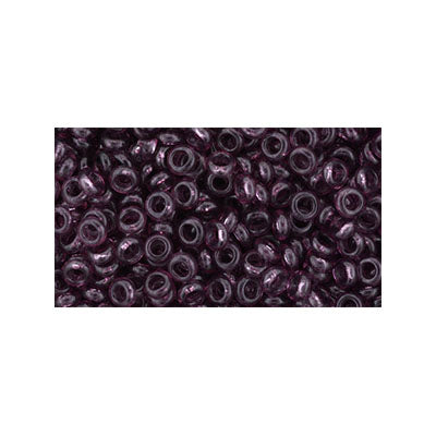 Toho Seed Beads - 8/0 - Demi Round - Hybrid ColorTrends Transparent Dusty Cedar