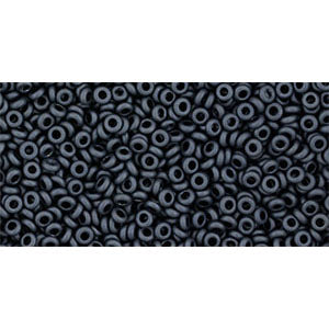 Toho Seed Beads - 11/0 - Demi Round - Matte Opaque Gray