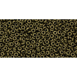 Toho Seed Beads - 11/0 - Demi Round - Matte Dark Copper