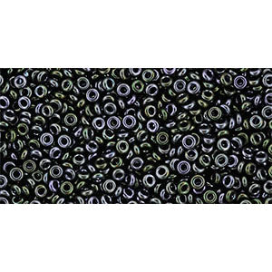 Toho Seed Beads - 11/0 - Demi Round - Metallic Moss